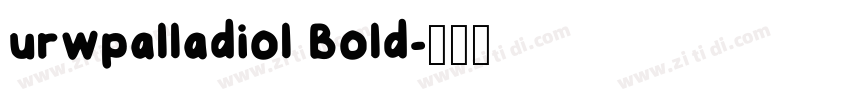 urwpalladiol Bold字体转换